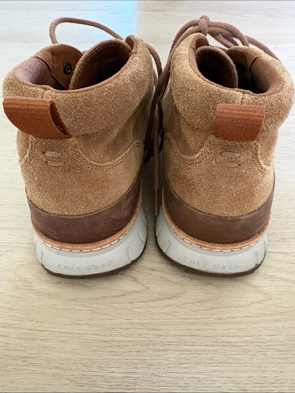 Cole Haan Men's Suede Chukka Boots in Tan and Brown